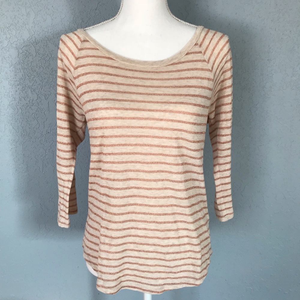 💚GAP Sparkle 3/4 Sleeve Shirt